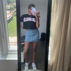 Jean skirt
